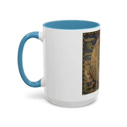 Map of Discovery- Western Hemisphere (1928) (Map) Accent Coffee Mug - Go Mug Yourself
