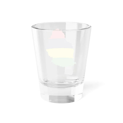 Map of Mauritius with flag (Mauritius) Shot Glass 1.5oz - Go Mug Yourself