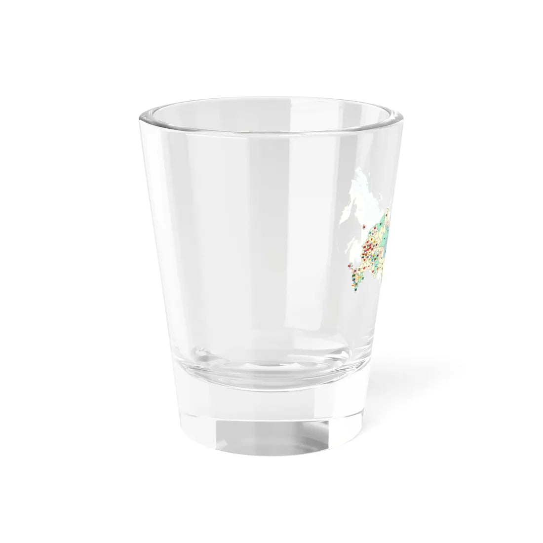 Map of Russia with flags (Russia) Shot Glass 1.5oz - Go Mug Yourself