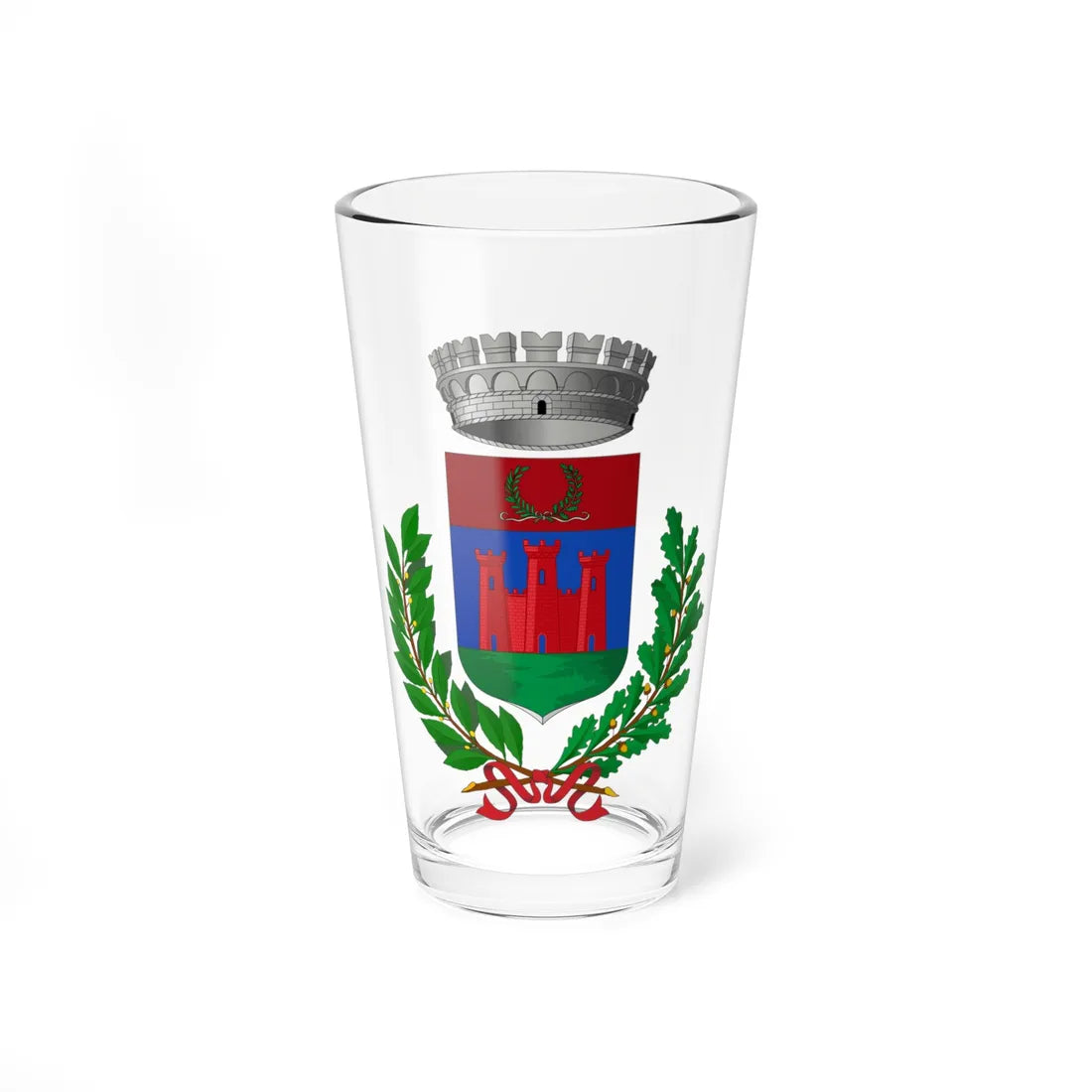 Marano Equo-Stemma (Italy) (Coat of Arms) Pint Glass 16oz 16oz - Go Mug Yourself