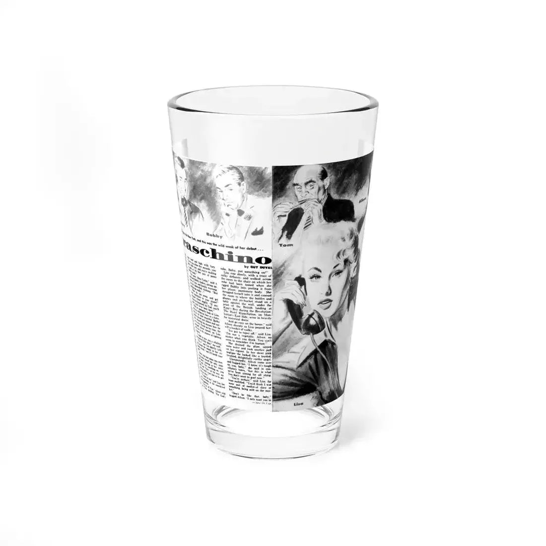 Maraschino, Sir Knight magazine No. 2, 1958 - Pint Glass 16oz 16oz - Go Mug Yourself