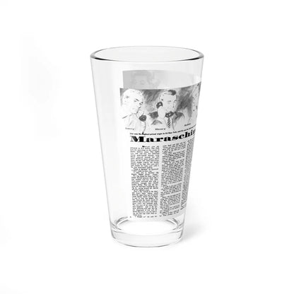 Maraschino, Sir Knight magazine No. 2, 1958 - Pint Glass 16oz-Go Mug Yourself