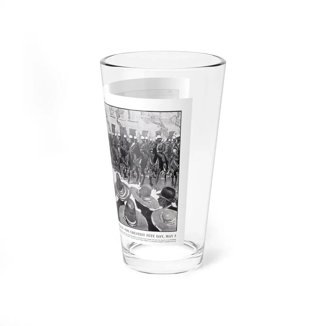 March of the Rurales On Mexico, Collier's, May 10, 1902 - Pint Glass 16oz - Go Mug Yourself