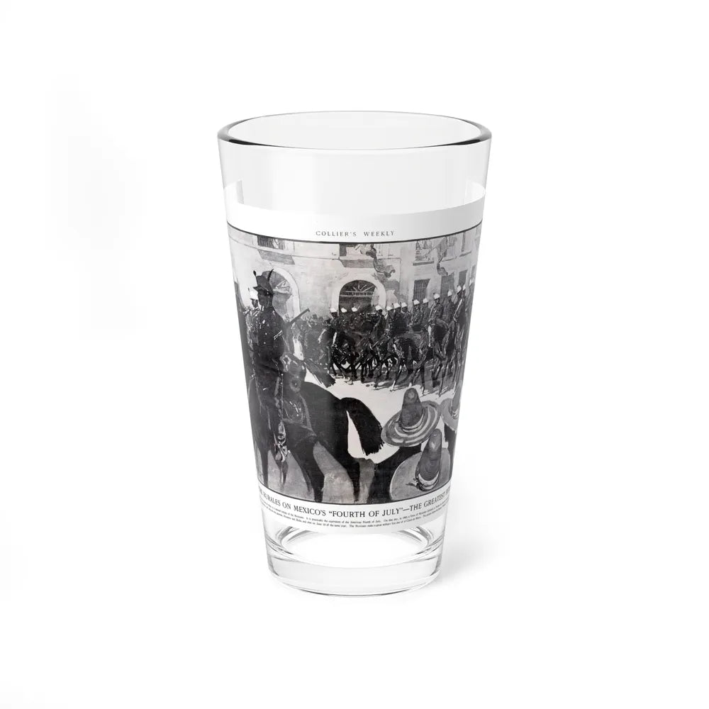 March of the Rurales On Mexico, Collier's, May 10, 1902 - Pint Glass 16oz-16oz-Go Mug Yourself