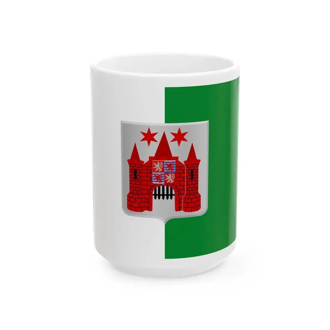 Marche-en-Famenne vlag (Belgium) White Coffee Mug 15oz - Go Mug Yourself