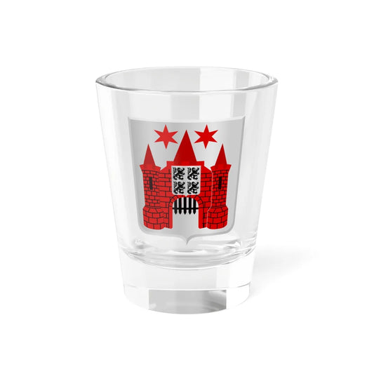 Marche-en-Famenne wapen 1841 (Belgium) (Coat of Arms) Shot Glass 1.5oz 1.5oz - Go Mug Yourself