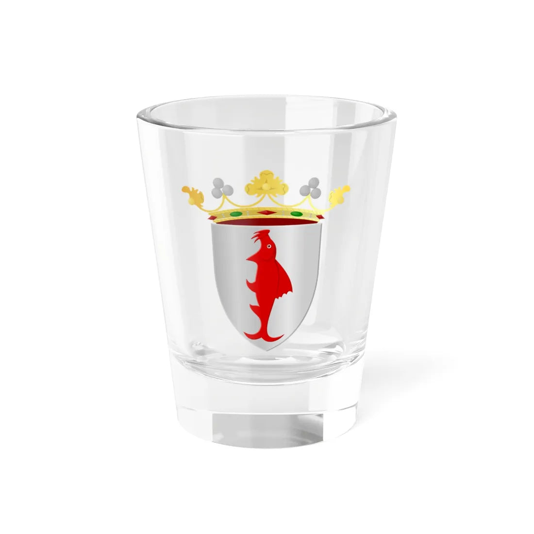 Marchin wapen (Belgium) (Coat of Arms) Shot Glass 1.5oz 1.5oz - Go Mug Yourself