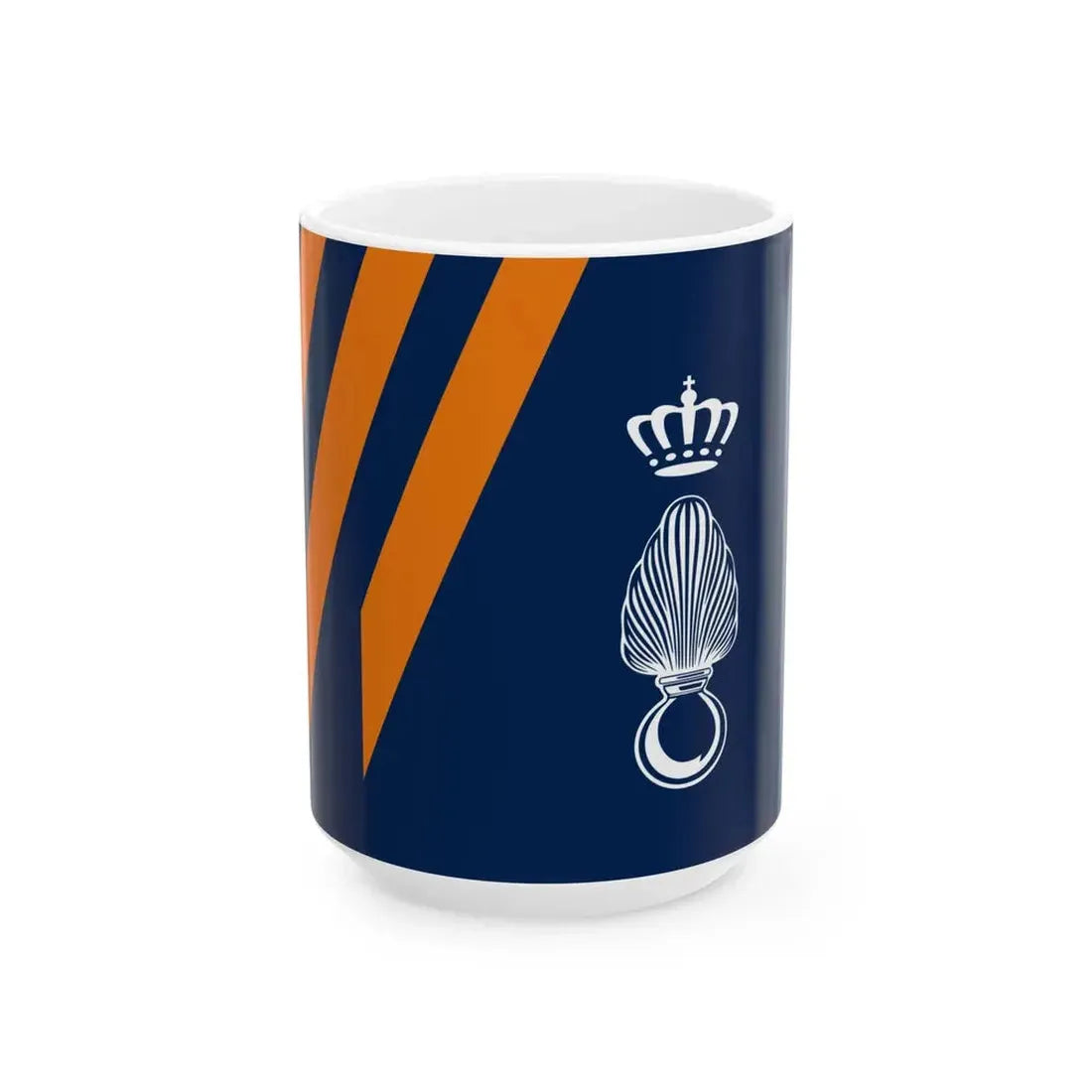 Marechaussee vlag 2001 - 2011 (Netherlands) White Coffee Mug 15oz - Go Mug Yourself