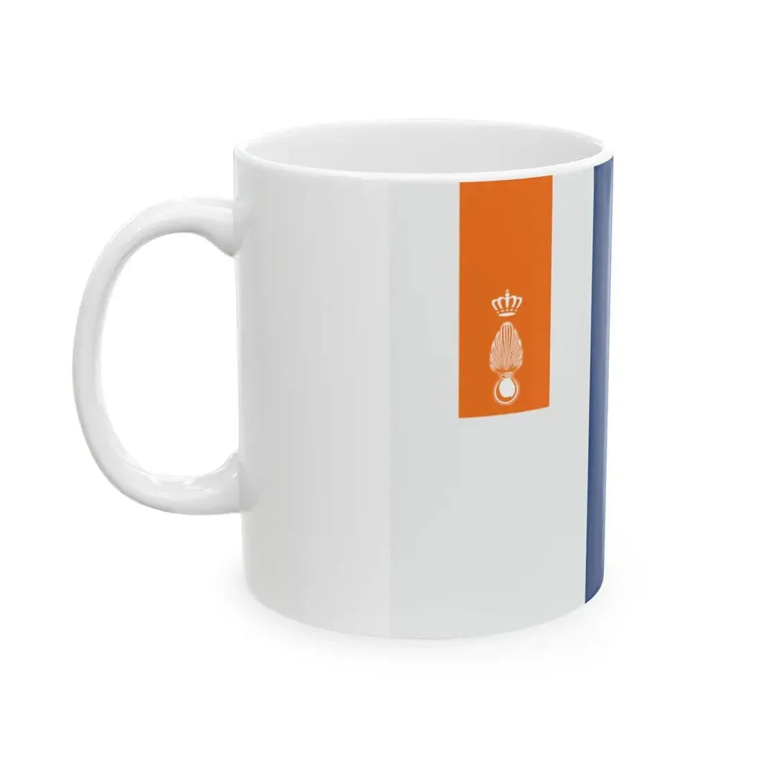 Marechaussee vlag (Netherlands) White Coffee Mug - Go Mug Yourself