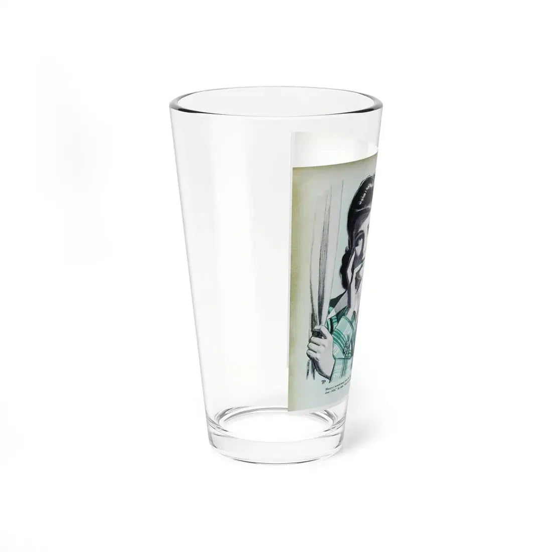 Margery's Marriage (2), Redbook, October 1942 (Magazine Illustration) Pint Glass 16oz - Go Mug Yourself