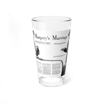 Margery's Marriage (1), Redbook, October 1942 (Magazine Illustration) Pint Glass 16oz-16oz-Go Mug Yourself