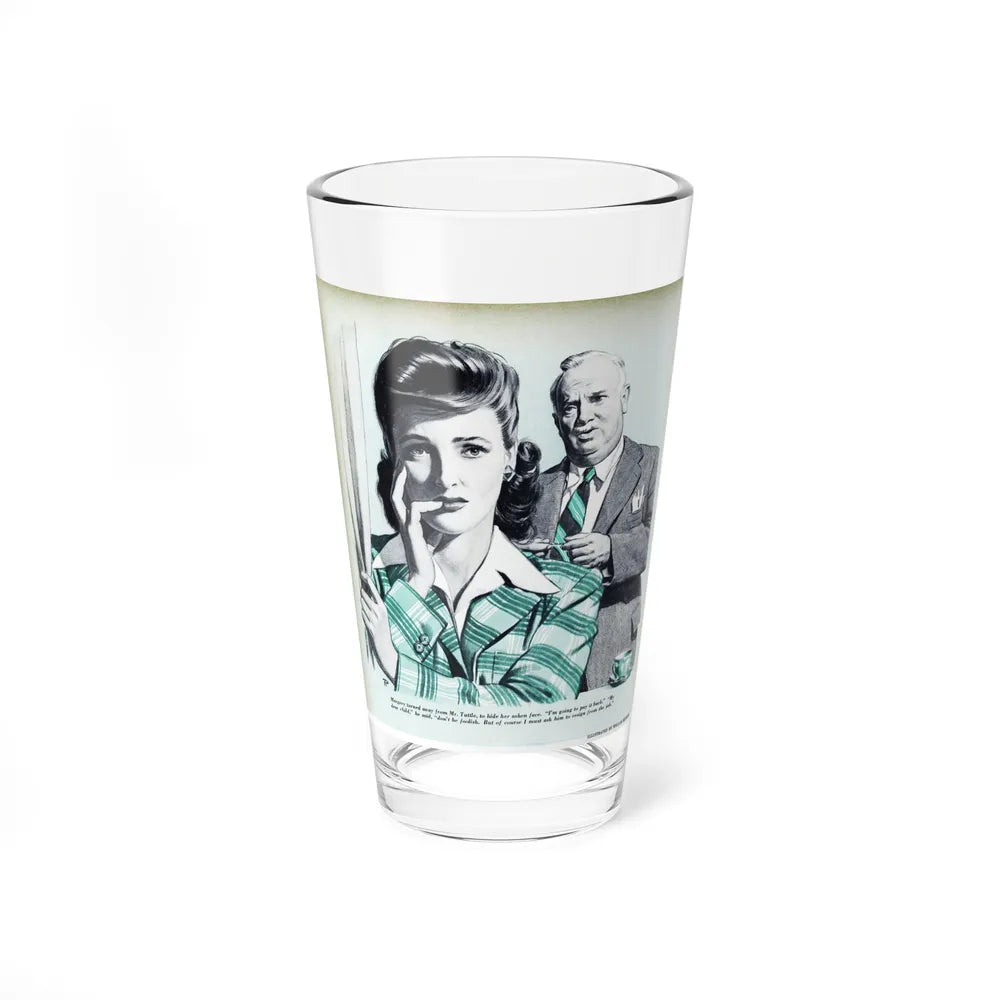 Margery's Marriage (2), Redbook, October 1942 (Magazine Illustration) Pint Glass 16oz-16oz-Go Mug Yourself