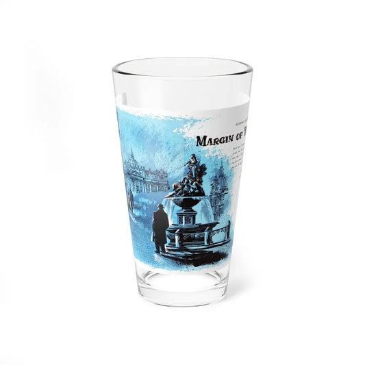 Margin of Terror, Bluebook Magazine, November 1953 (Magazine Illustration) Pint Glass 16oz-16oz-Go Mug Yourself