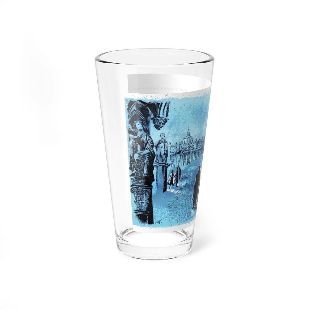 Margin of Terror, Bluebook Magazine, November 1953 (Magazine Illustration) Pint Glass 16oz-Go Mug Yourself