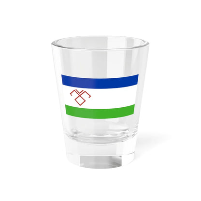 Mari El flag proposal 3 (Russia) Shot Glass 1.5oz 1.5oz - Go Mug Yourself