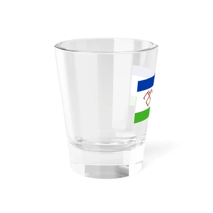 Mari El flag proposal 3 (Russia) Shot Glass 1.5oz - Go Mug Yourself