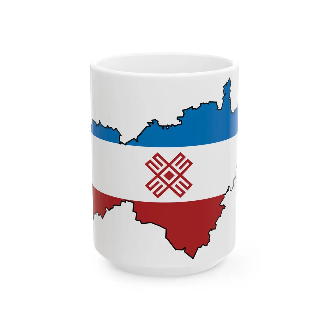 Mari-El-geo-stub 2006-2011 (Russia) White Coffee Mug 15oz - Go Mug Yourself