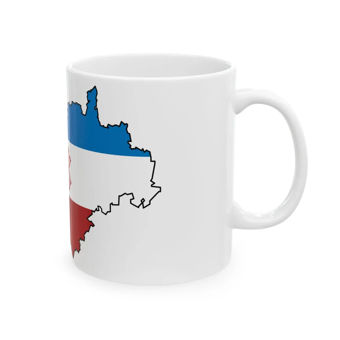Mari-El-geo-stub 2006-2011 (Russia) White Coffee Mug - Go Mug Yourself