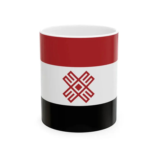 Mari flag (Russia) White Coffee Mug 11oz - Go Mug Yourself