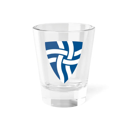 Mariagerfjord Kommune coa (Denmark) (Coat of Arms) Shot Glass 1.5oz 1.5oz - Go Mug Yourself
