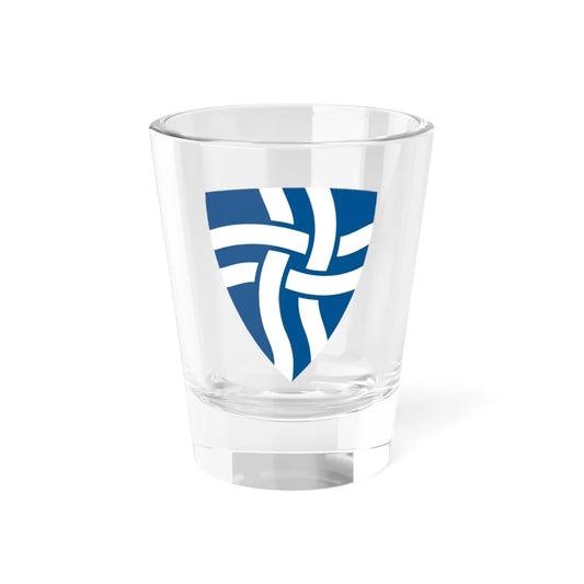 Mariagerfjord Kommune coa (Denmark) (Coat of Arms) Shot Glass 1.5oz 1.5oz - Go Mug Yourself