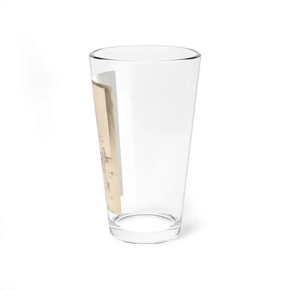 Marie! How the Hell Can I Keep My Mind on My Business (Magazine Illustration) Pint Glass 16oz - Go Mug Yourself