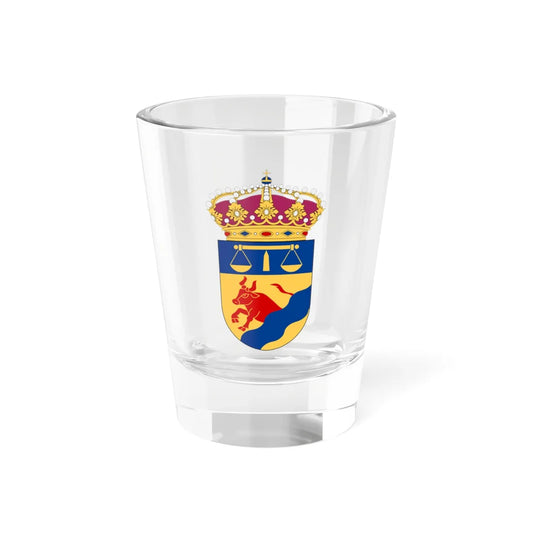 Mariestads tingsrätt vapen (Sweden) (Coat of Arms) Shot Glass 1.5oz 1.5oz - Go Mug Yourself