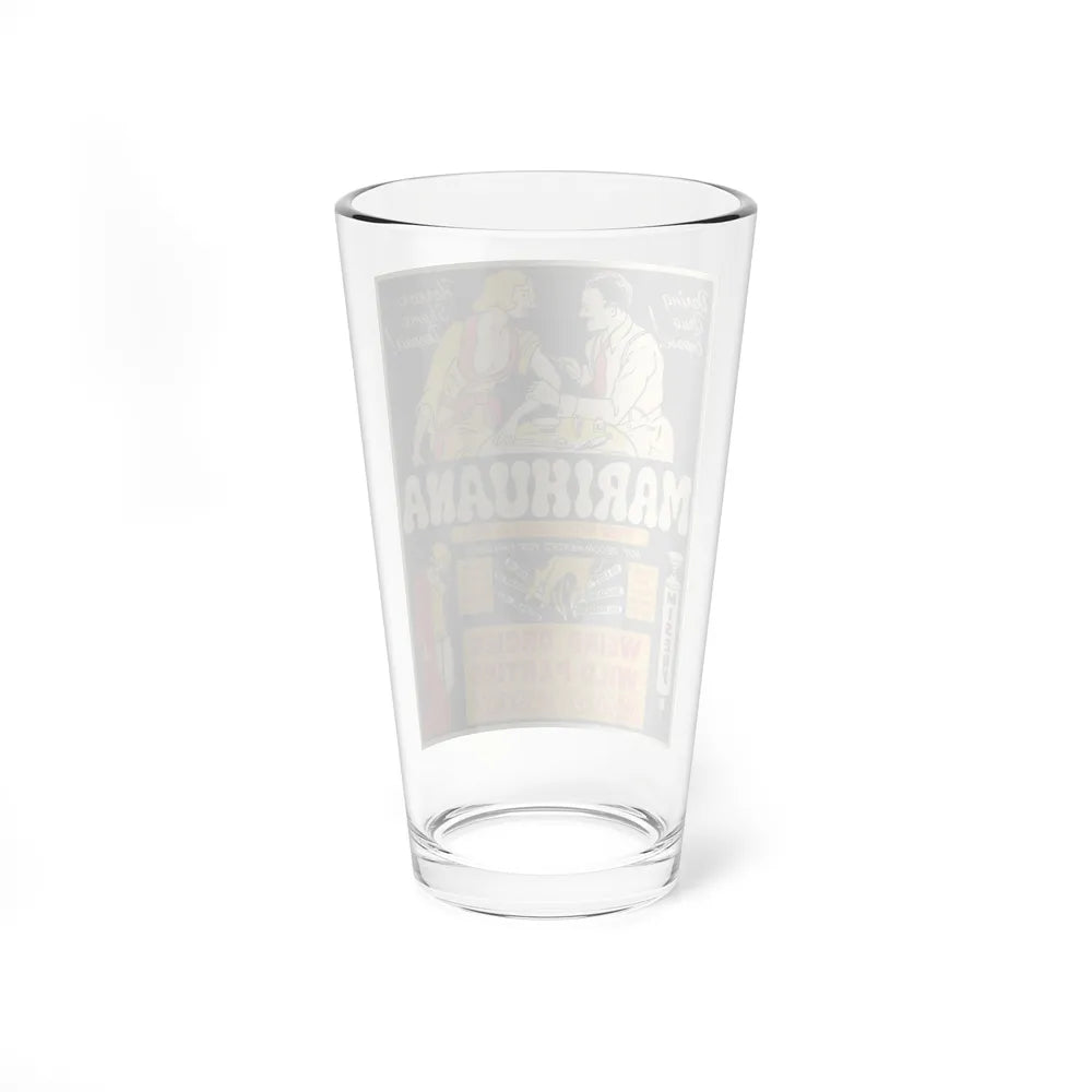 MARIHUANA 1936 Movie Poster - Pint Glass 16oz-Go Mug Yourself