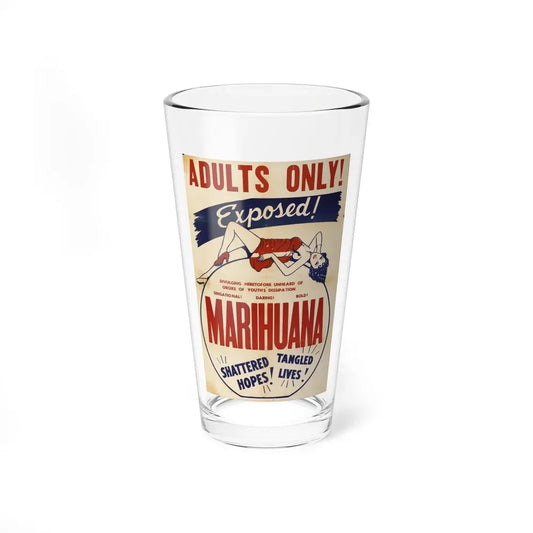 MARIHUANA (2) 1936 Movie Poster - Pint Glass 16oz 16oz - Go Mug Yourself