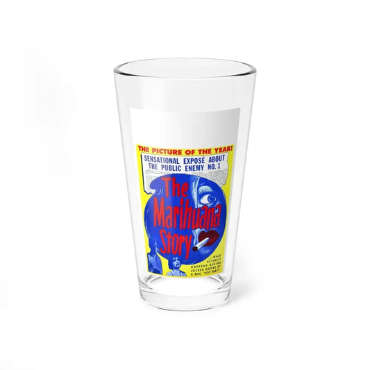 MARIHUANA STORY (3) 1950 Movie Poster - Pint Glass 16oz 16oz - Go Mug Yourself