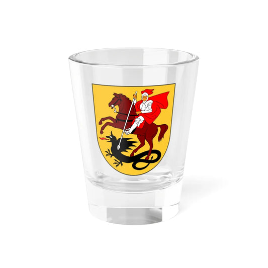 Marijampole COA (Lithuania) (Coat of Arms) Shot Glass 1.5oz 1.5oz - Go Mug Yourself