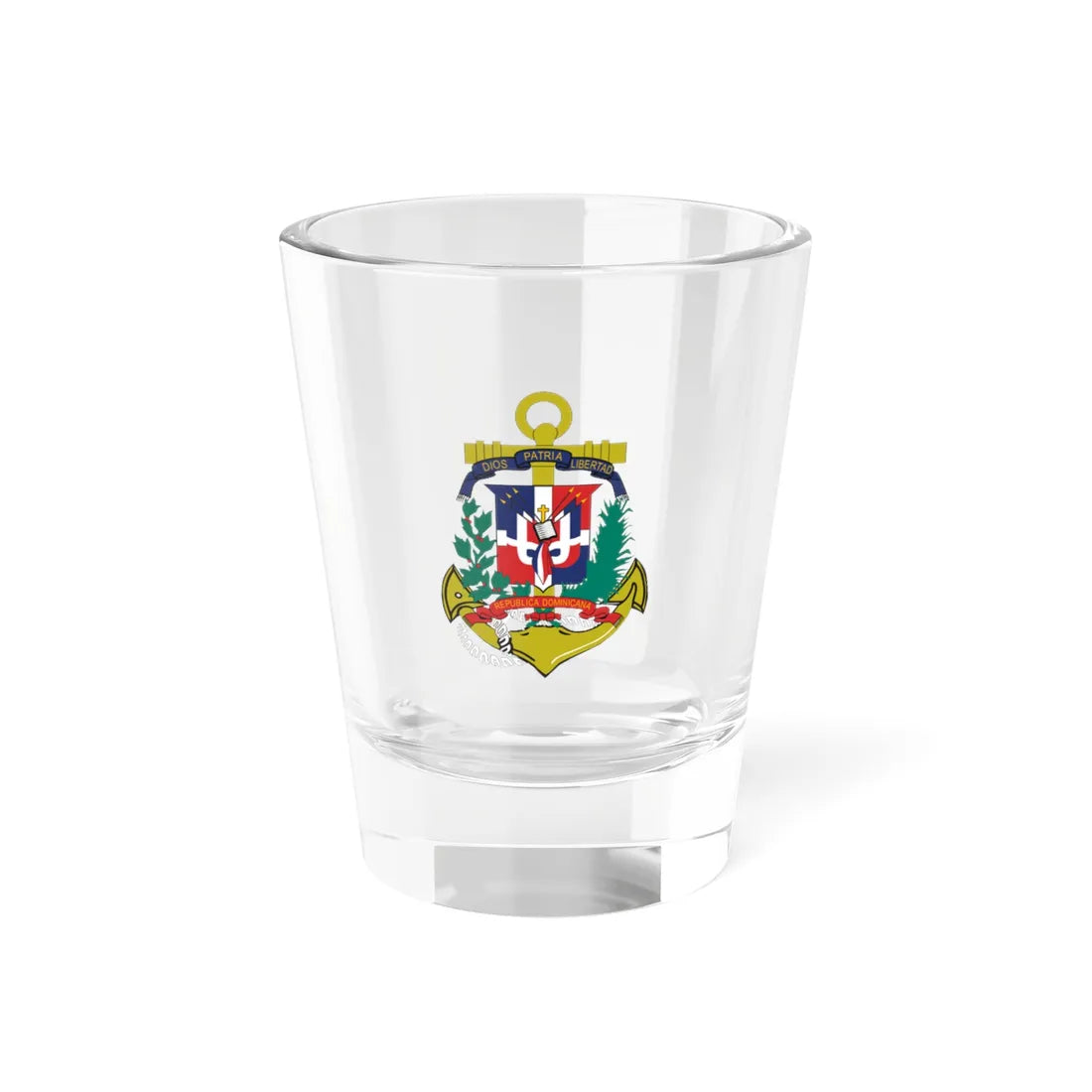 Marinalogosvg (Dominica) (Coat of Arms) Shot Glass 1.5oz 1.5oz - Go Mug Yourself