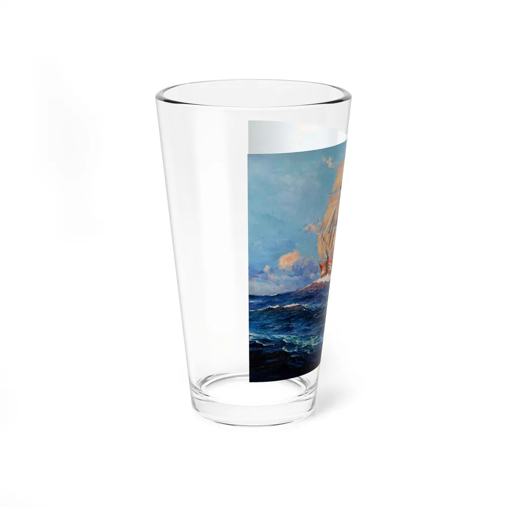 Marine, 1925 (Magazine Illustration) Pint Glass 16oz-Go Mug Yourself