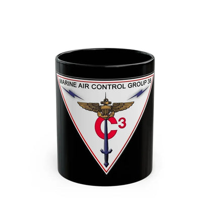 Marine Air Control Group 38 (USMC) Black Coffee Mug 11oz - Go Mug Yourself