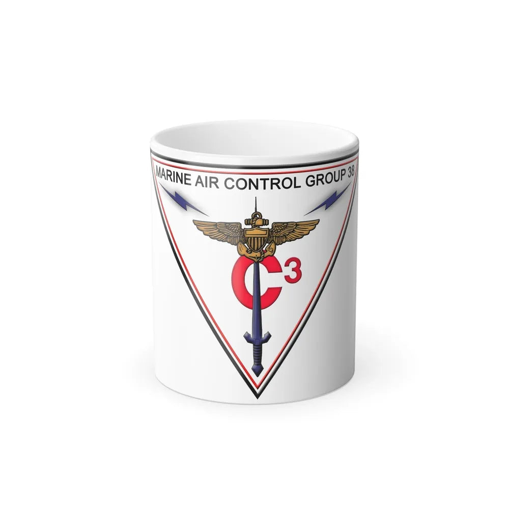 Marine Air Control Group 38 (USMC) Color Changing Mug 11oz-11oz-Go Mug Yourself