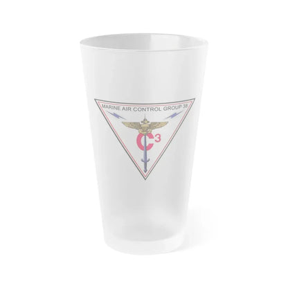 Marine Air Control Group 38 (USMC) Frosted Pint Glass 16oz Default Title - Go Mug Yourself