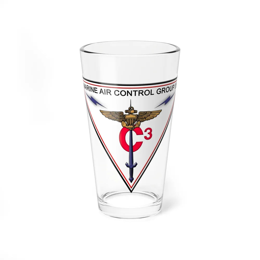 Marine Air Control Group 38 (USMC) Pint Glass 16oz-16oz-Go Mug Yourself