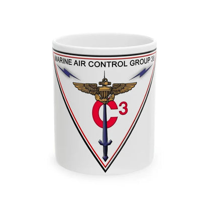 Marine Air Control Group 38 (USMC) White Coffee Mug 11oz - Go Mug Yourself