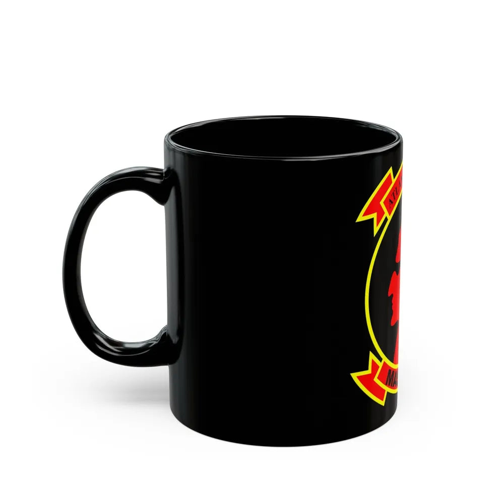 Marine Air Support Squadron 1 (USMC) Black Coffee Mug-Go Mug Yourself