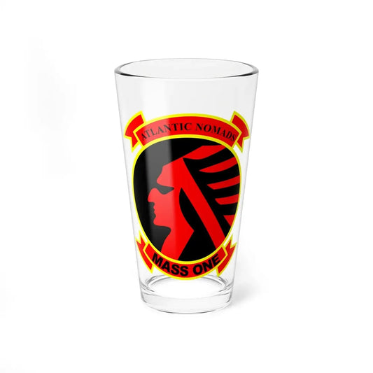 Marine Air Support Squadron 1 (USMC) Pint Glass 16oz 16oz - Go Mug Yourself