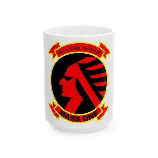 Marine Air Support Squadron 1 (USMC) White Coffee Mug-15oz-Go Mug Yourself