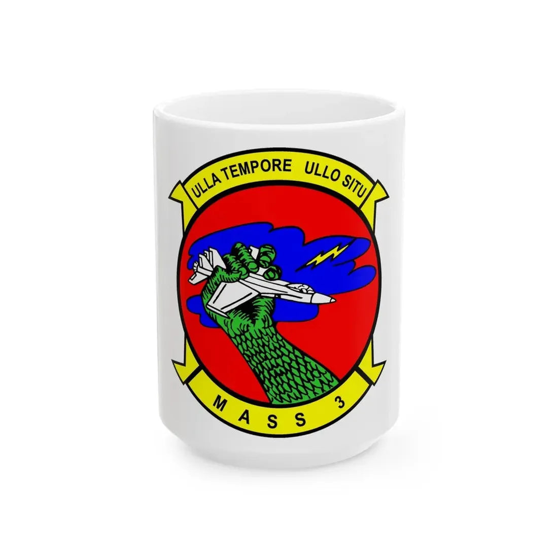 Marine Air Support Squadron 3 (USMC) White Coffee Mug 15oz - Go Mug Yourself