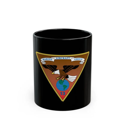 Marine Aircraft Group 13 alt (USMC) Black Coffee Mug-11oz-Go Mug Yourself