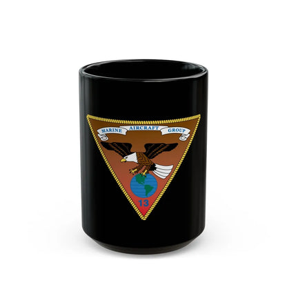 Marine Aircraft Group 13 alt (USMC) Black Coffee Mug-15oz-Go Mug Yourself