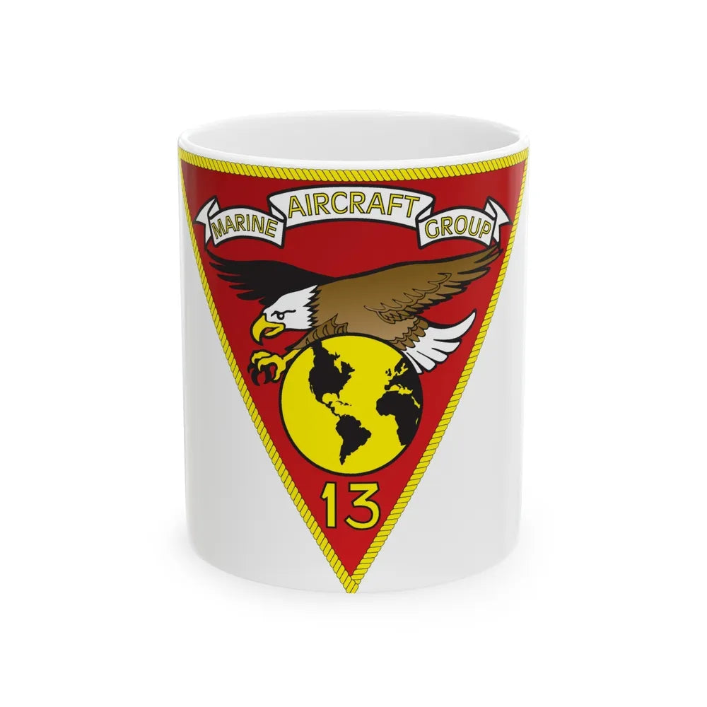 Marine Aircraft Group 13 (USMC) White Coffee Mug-11oz-Go Mug Yourself