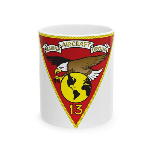 Marine Aircraft Group 13 (USMC) White Coffee Mug 11oz - Go Mug Yourself