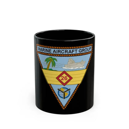 Marine Aircraft Group 26 (USMC) Black Coffee Mug 11oz - Go Mug Yourself