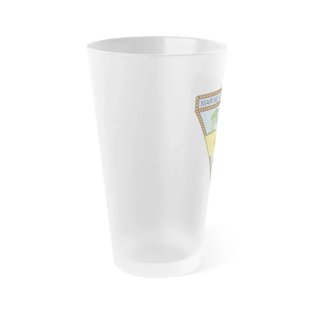 Marine Aircraft Group 26 (USMC) Frosted Pint Glass 16oz - Go Mug Yourself