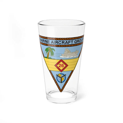 Marine Aircraft Group 26 (USMC) Pint Glass 16oz-16oz-Go Mug Yourself