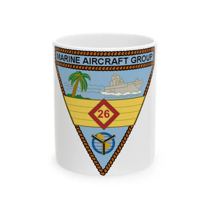 Marine Aircraft Group 26 (USMC) White Coffee Mug 11oz - Go Mug Yourself